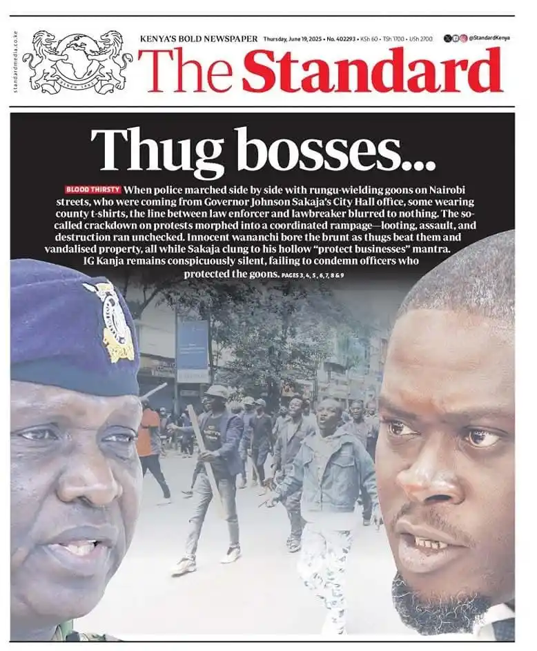 Image from KENYA ON WATCH 🇰🇪: *🚩BLOOD THIRSTY Government‼️* When police marched side by side with ...