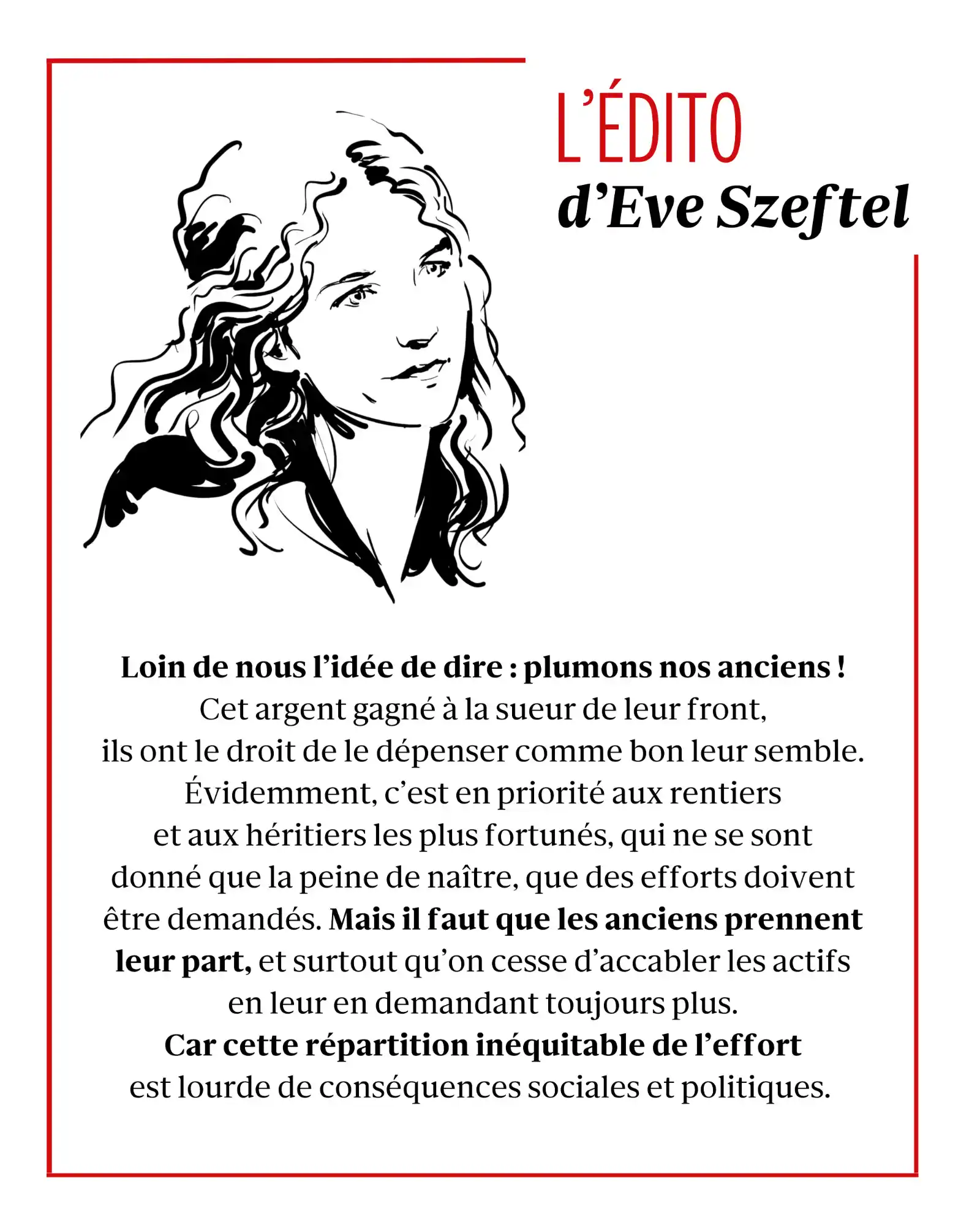 Image from Marianne: 🟥 Cette semaine, Ève Szeftel, directrice de la rédaction de "Marianne...