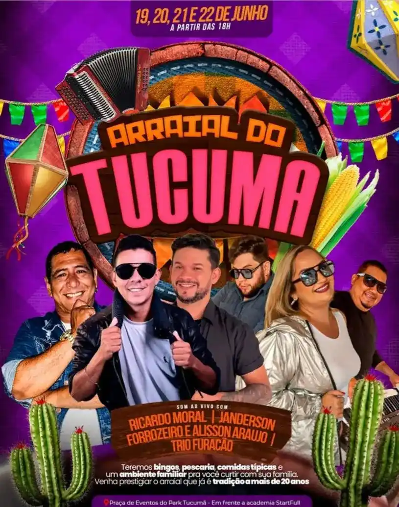 Image from ac24horas.com: *Com mais de 20 anos de tradição, Arraial do Tucumã dá início a mais u...