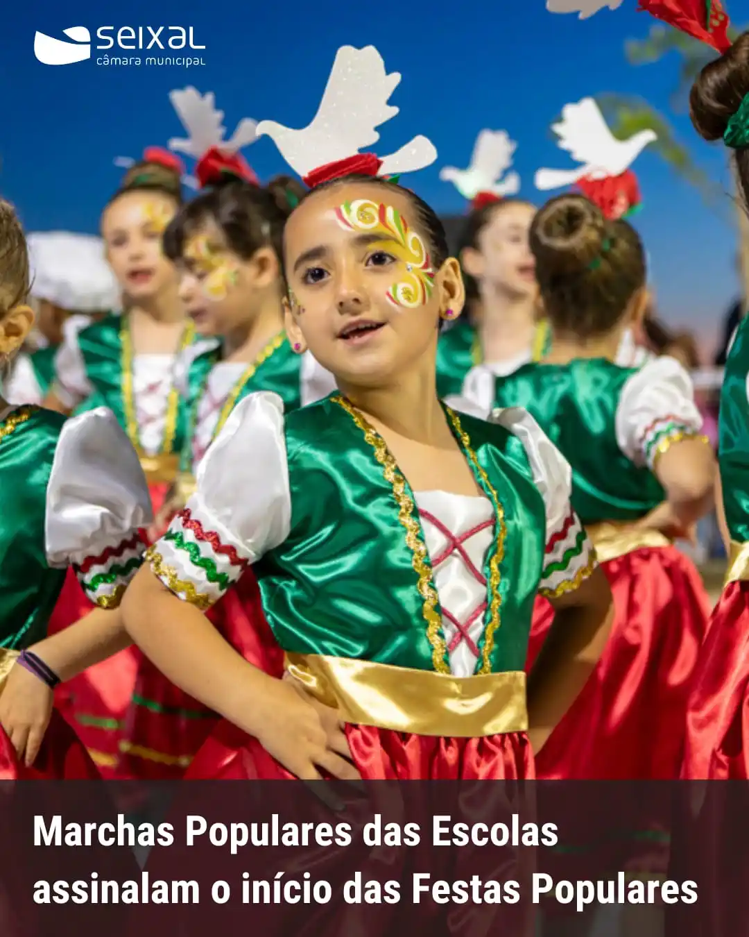 Image from Município do Seixal: Com muita alegria e espírito festivo, as Marchas Populares das Escolas...