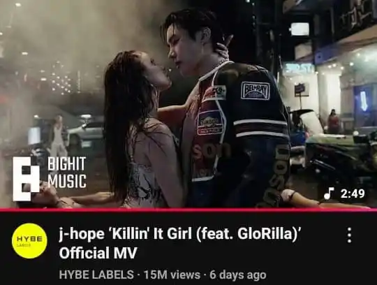 Image from BTS 🧾⟭⟬💜BANGTAN & ARMY ⟭⟬: —El video musical oficial de "Killin' It Girl (feat. GloRilla)" de <a ...