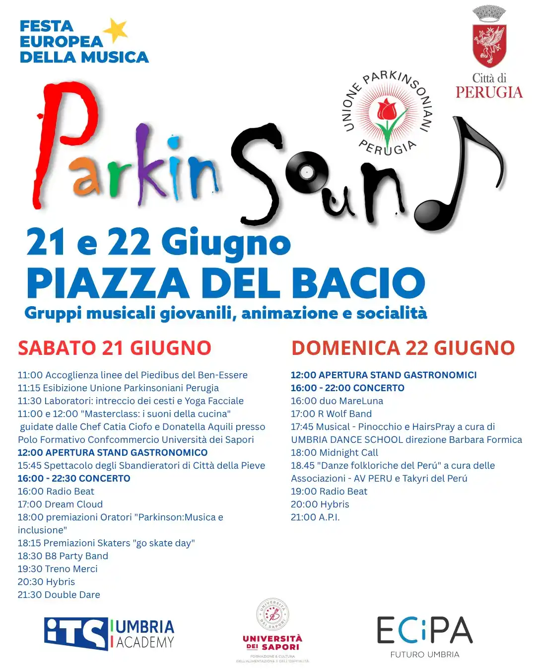 Image from Comune di Perugia: 𝐅𝐞𝐬𝐭𝐚 𝐝𝐞𝐥𝐥𝐚 𝐌𝐮𝐬𝐢𝐜𝐚 𝐢𝐧 𝐩𝐢𝐚𝐳𝐳𝐚 𝐝𝐞𝐥 𝐁𝐚𝐜𝐢𝐨...