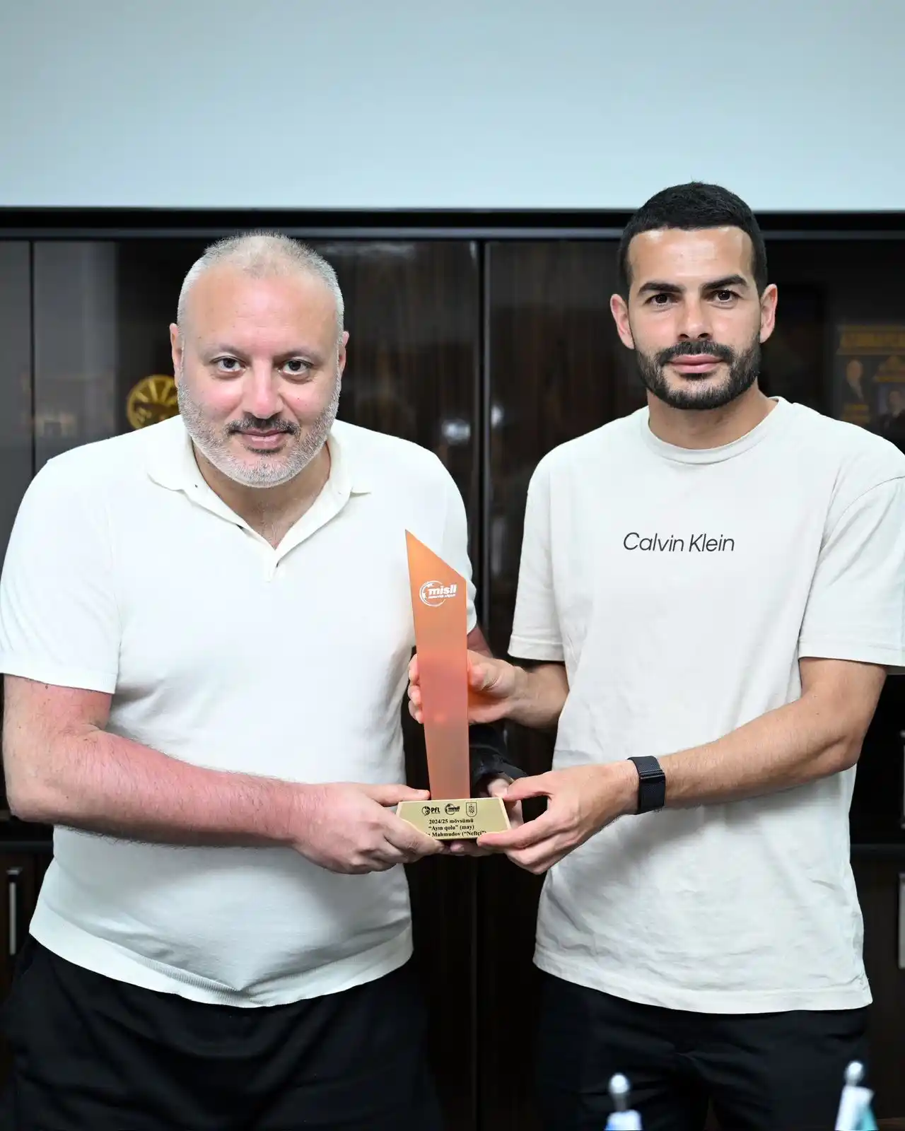 Image from Neftçi PFK: Futbolçumuz Emin Mahmudovun Misli Premyer Liqasının 34-cü turunda səfə...