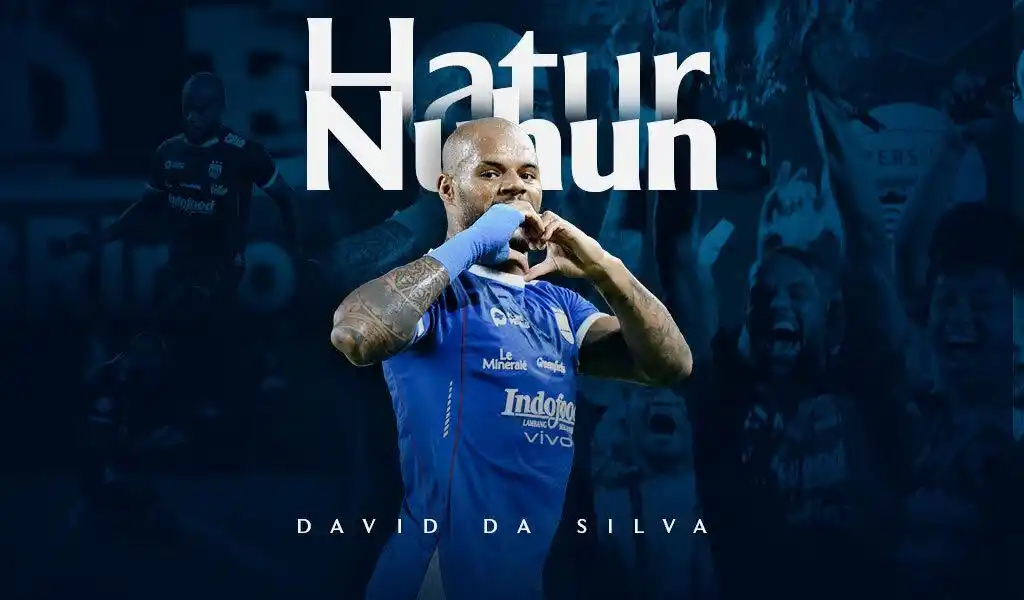 Image from PERSIB: Hatur nuhun David da Silva. Kebersamaan selama empat musim ini harus b...