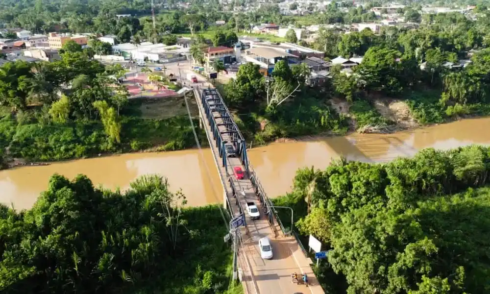 Image from ac24horas.com: *Imac autoriza início das obras da ponte entre Epitaciolândia e Brasil...