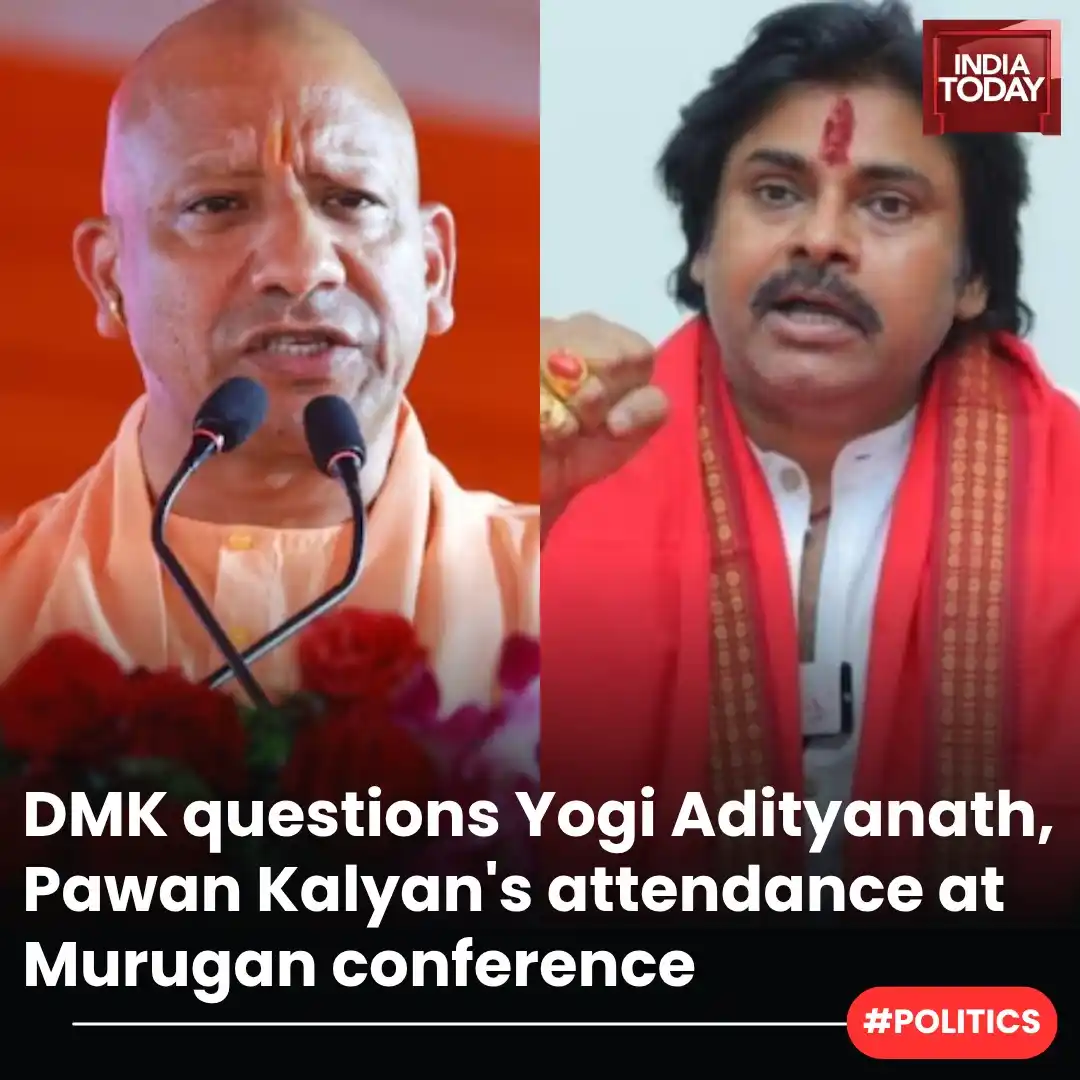 Image from India Today: *In Short* ➡️ DMK calls Murugan conference political, not devotional ...