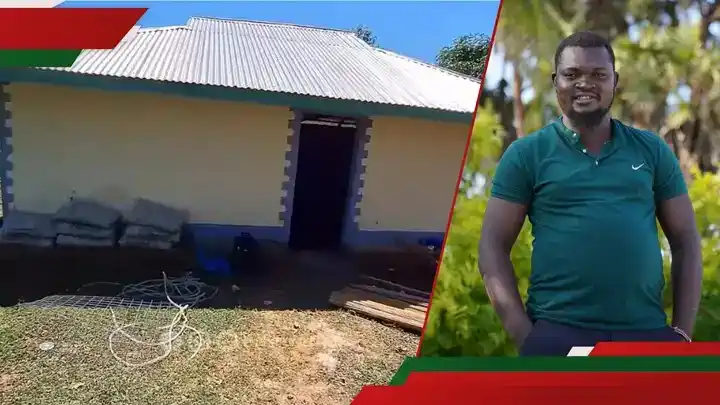 Image from TUKO.co.ke: 💔Inside Slain Blogger Albert Ojwang's Newly-Built House in Kabondo Re...