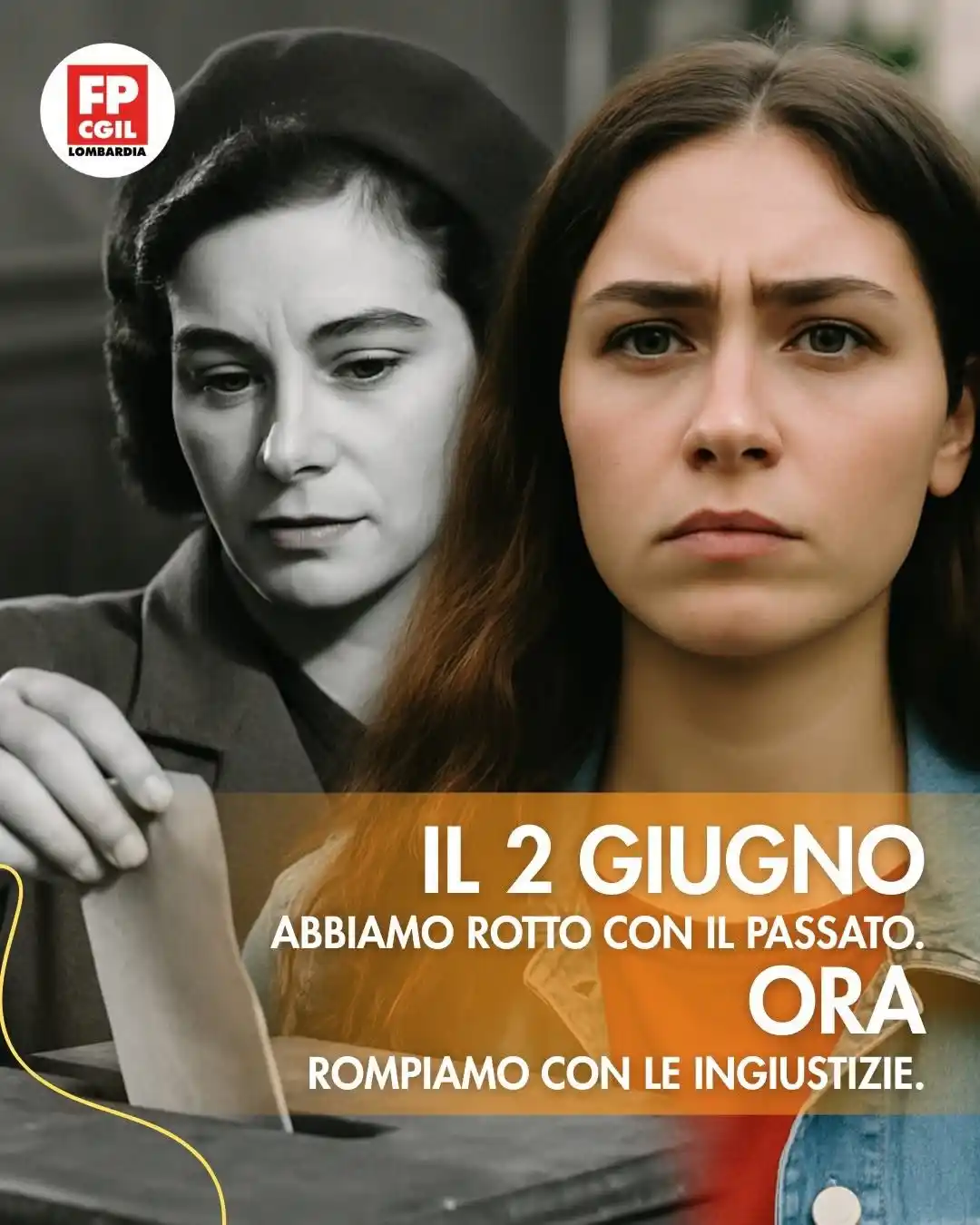 Image from FP CGIL Lombardia: 🇮🇹 Il 2 giugno 1946 l’Italia scelse di cambiare. Scelse la Repubblic...