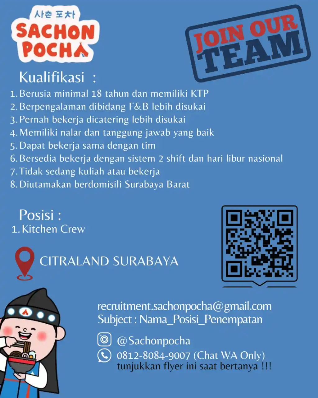 Image from Loker Surabaya Dan Sekitarnya: kitchen crew citraland sby...
