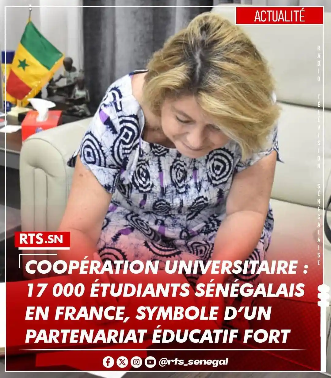Image from ✨🇸🇳TOUT CE QUI SE PASSE AU SÉNÉGAL: La France accueille 17 000 étudiants sénégalais, illustrant une coopér...