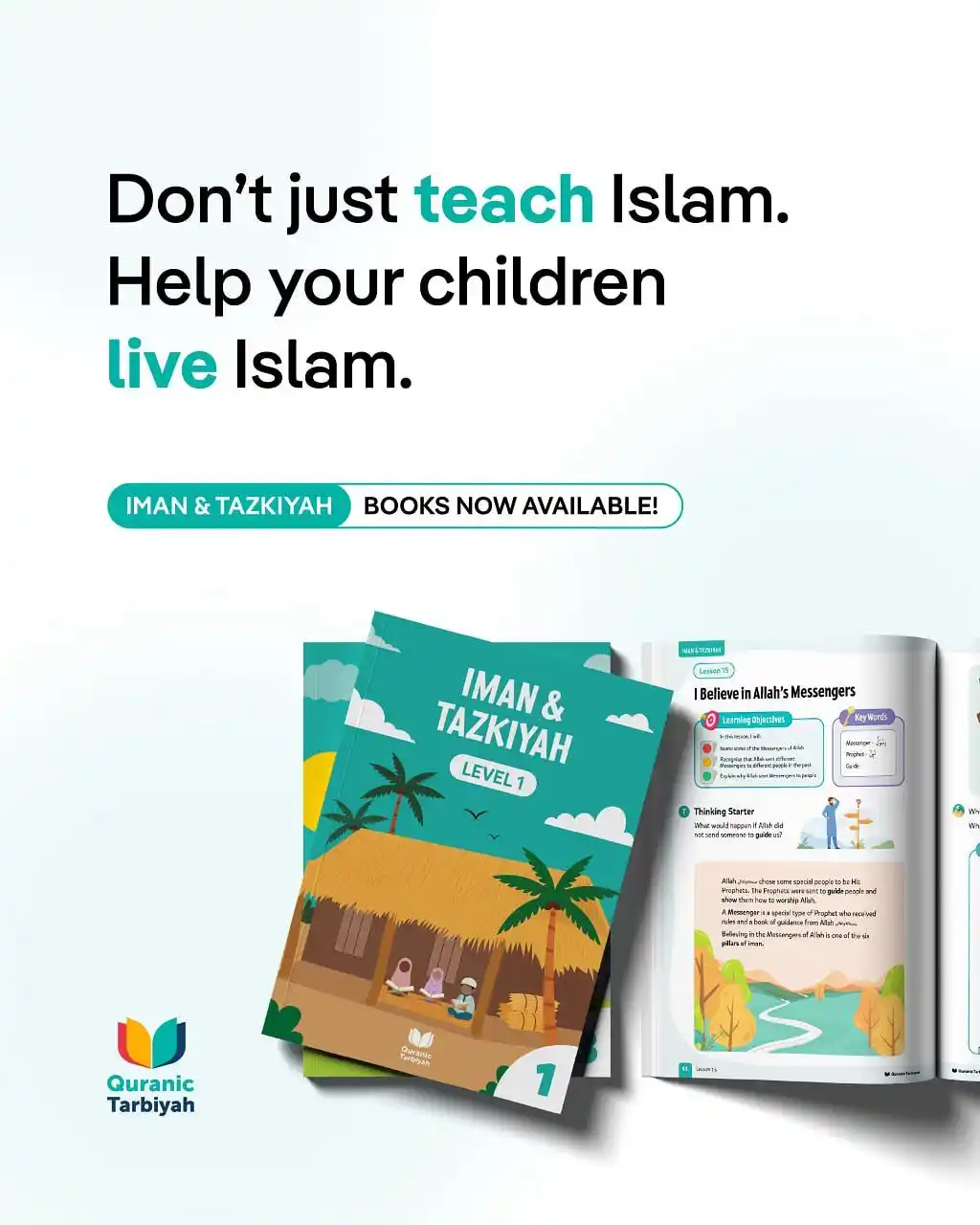 Image from Life With Allah: *Let’s raise a generation rooted in īmān, not just information.* 🕌 Do...