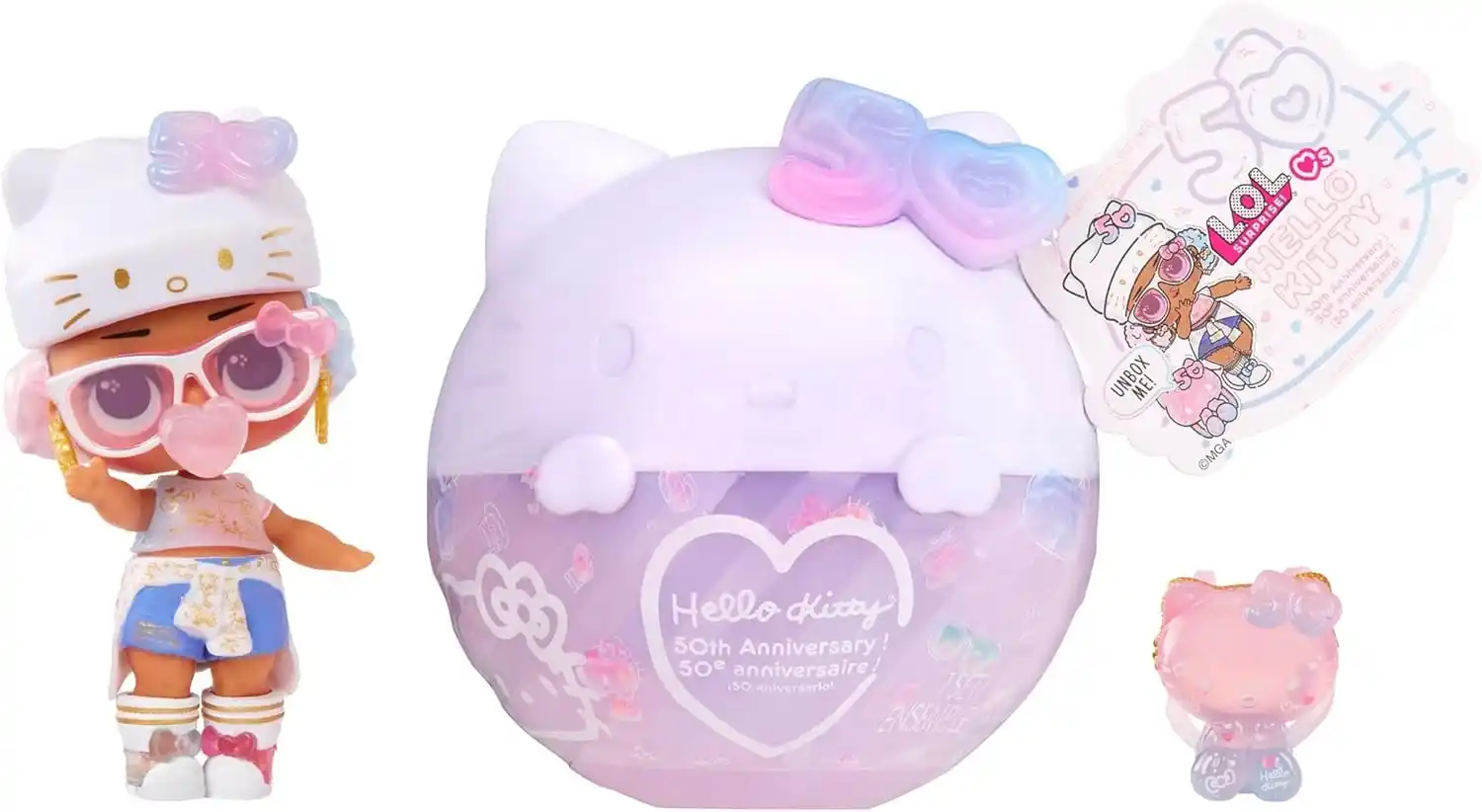 Image from Gleendy Torres Cupones & Ofertas: 🔥🔥LOL Surprise Hello Kitty Crystal Cutie Doll with 7 Surprises bajó ...