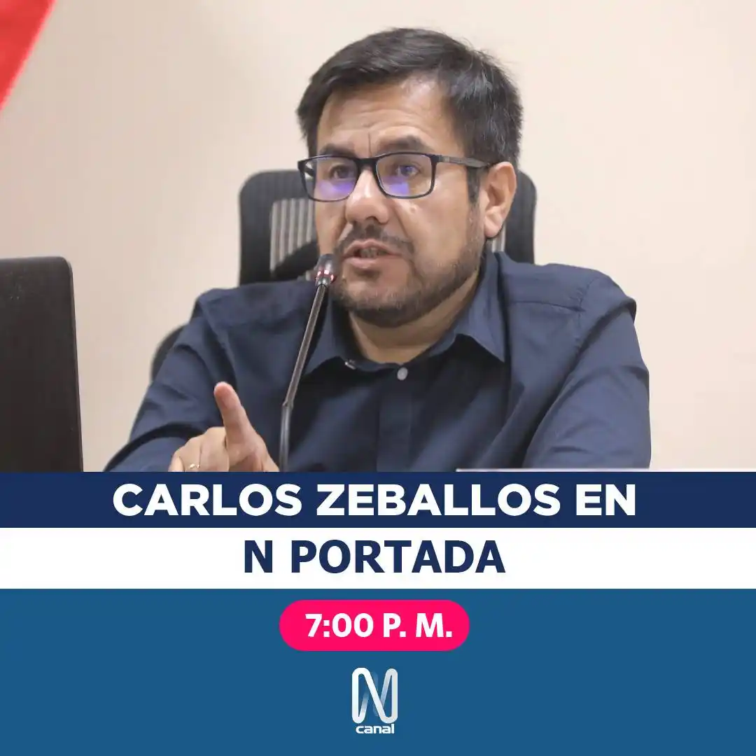 Image from Canal N: Mario Ghibellini entrevistará al congresista Carlos Zeballos, miembro ...