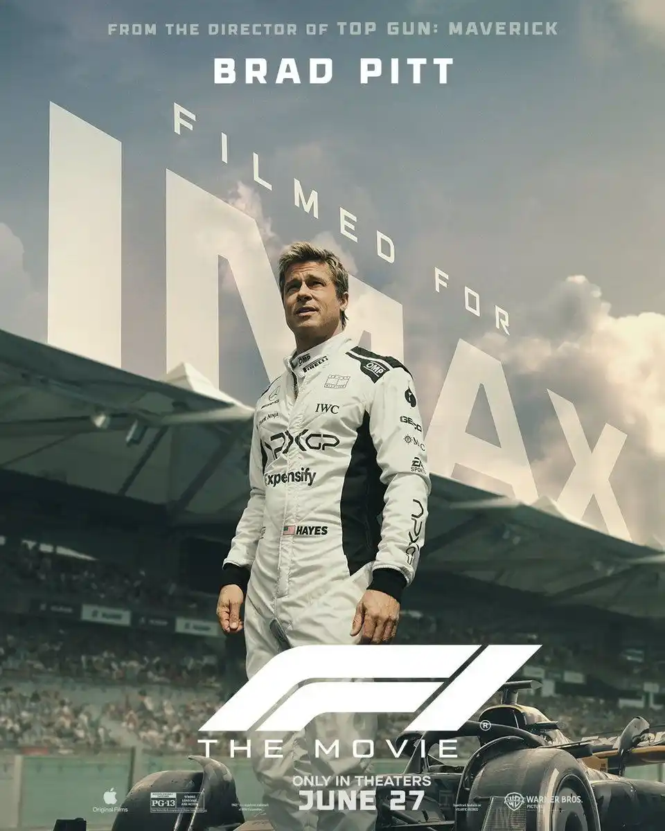 Image from Movieplus GT: Nuevo póster IMAX de "F1 the movie"....