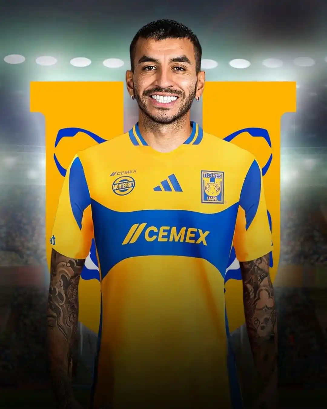 Image from Sportblits: 🚨 OFFICIAL: Ángel Correa to Tigres is done. The Atlético Madrid forwa...