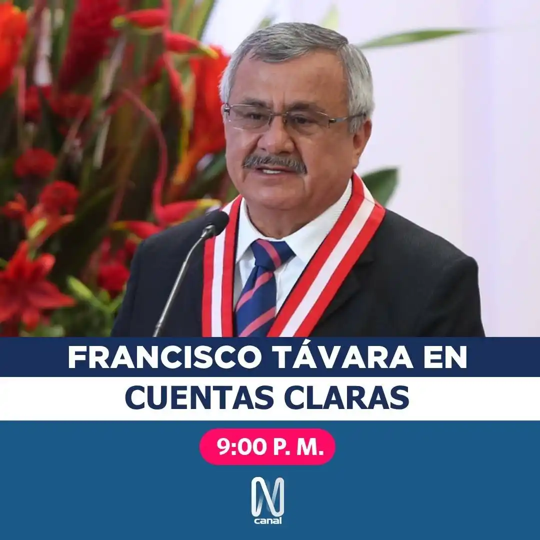 Image from Canal N: Omar Mariluz entrevistará al magistrado de la JNJ, Francisco Távara, s...