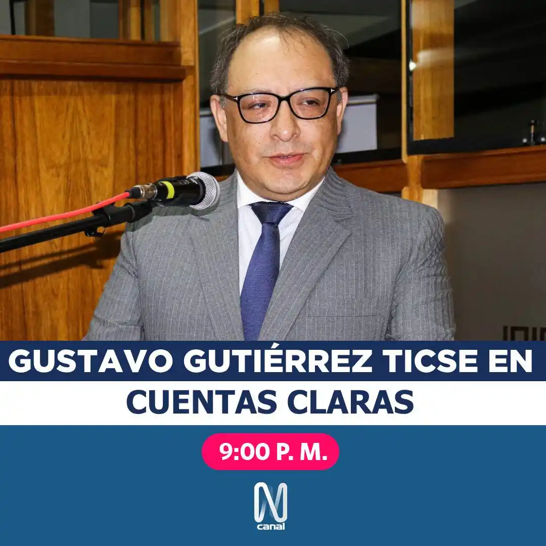 Image from Canal N: Omar Mariluz entrevistará al magistrado del TC Gustavo Gutiérrez Ticse...