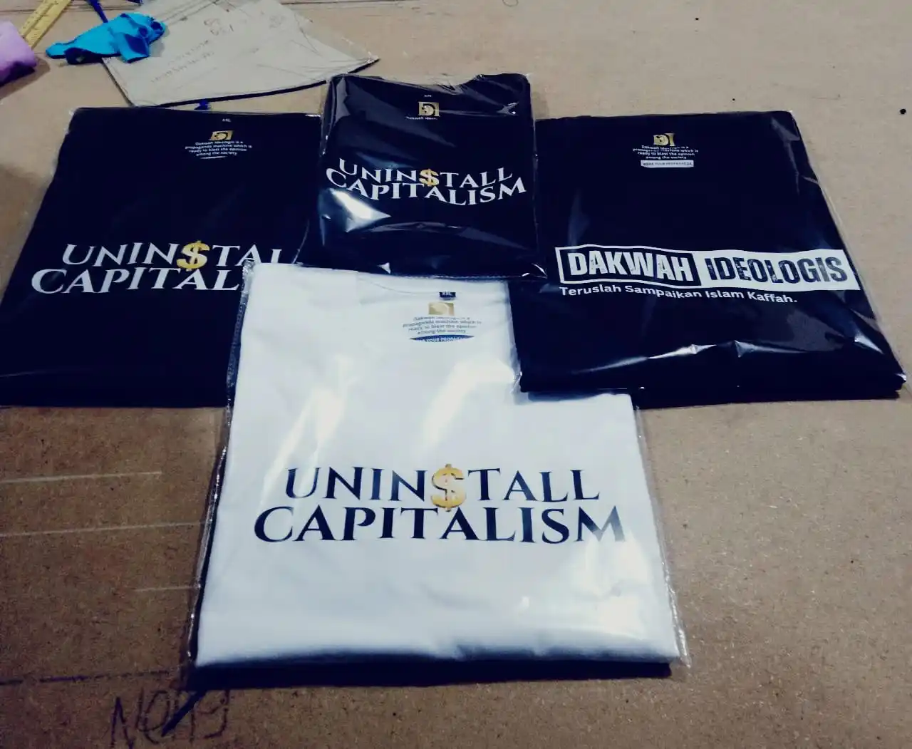 Image from Dakwah Ideologis: Pengiriman besok kaos Ideologis tema *Uninstall Capitalism* Wa.0817494...