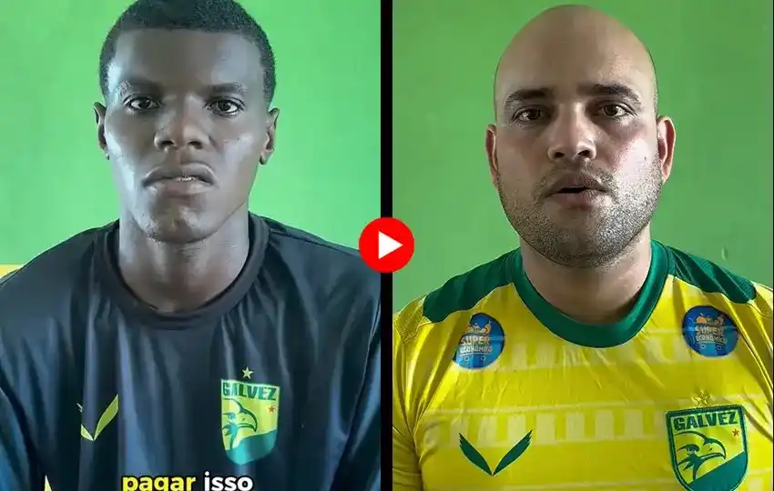 Image from ac24horas.com: *Presidente do Galvez e jogador vítima de racismo relatam caso: “fique...