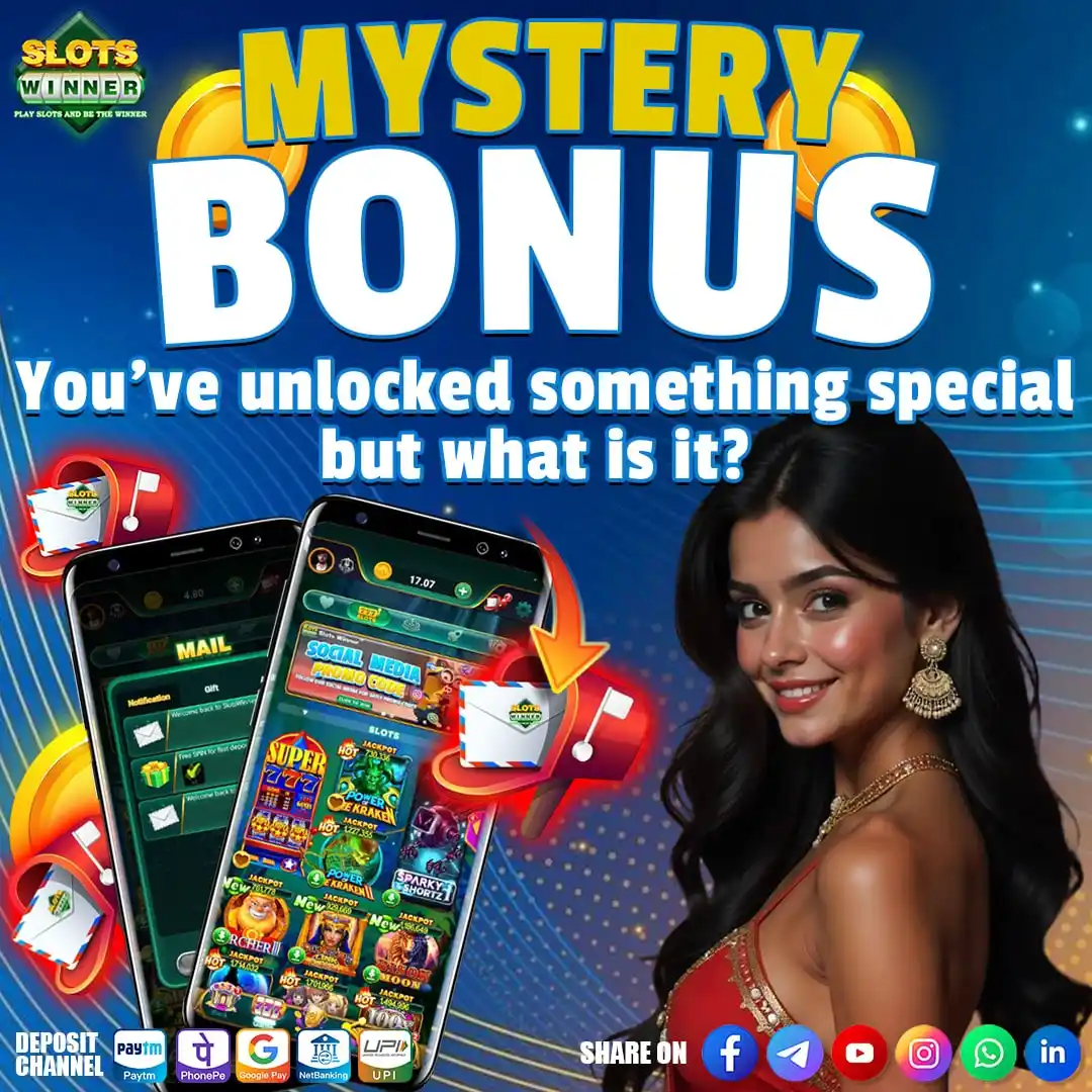 Image from SLOTSWINNER.COM: SLOTSWINNER丨MYSTERIOUS BONUS 🎁 🎉 Your Daily Mysterious Bonus has be...