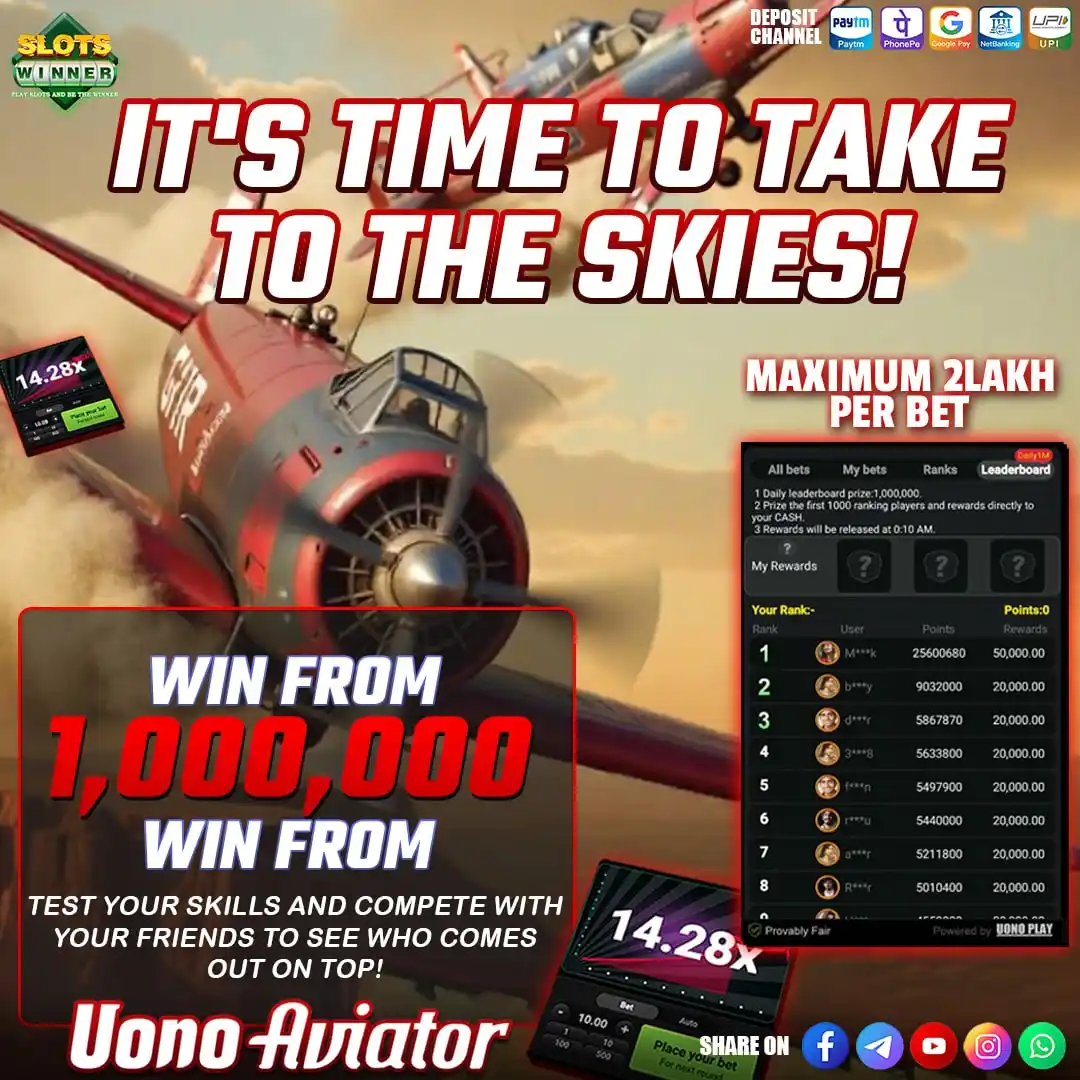 Image from SLOTSWINNER.COM: Subject: 🔥 SLOTSWINNER: Abhi Spin Karo, Crorepati Bano! ✈️  Namaste C...