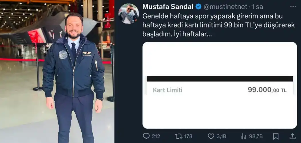Image from Onedio: Taha Hüseyin Karagöz, Mustafa Sandal’ın attığı tweete yanıt verdi. “S...
