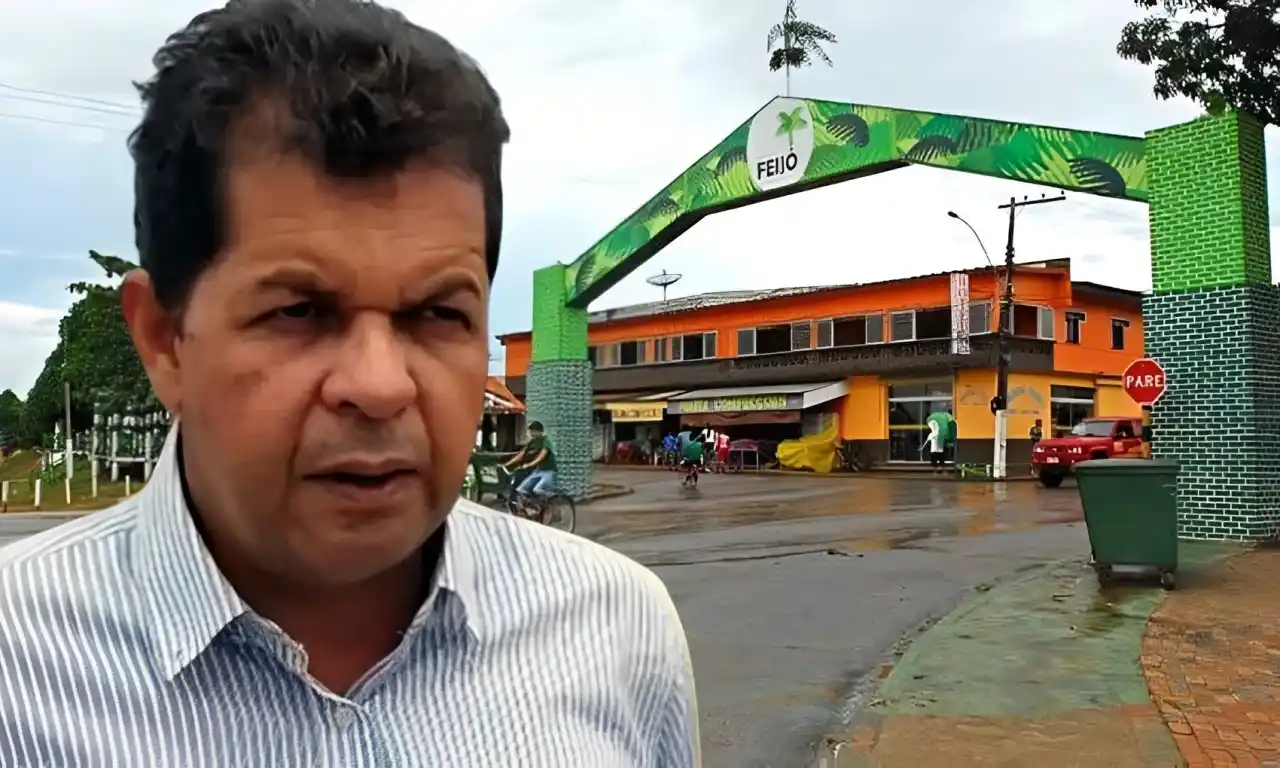 Image from ac24horas.com: *TCE multa Kiefer e anula convocação de Feijó por descumprir LRF*  Lei...