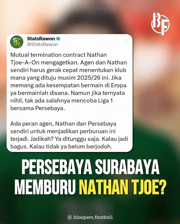 Image from 𝐒𝐋𝐈 | 𝐓𝐈𝐌𝐍𝐀𝐒 𝐃𝐀𝐘 ❗❕: *USAI BERPISAH DENGAN SWANSEA, NATHAN TEJO DIBURU PERSEBAYA?*🤔🇮🇩  D...