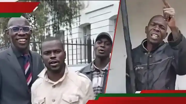 Image from TUKO.co.ke: ☹️Video of Goons Fueling Bodas, Preparing to Attack Protesters Emerges...