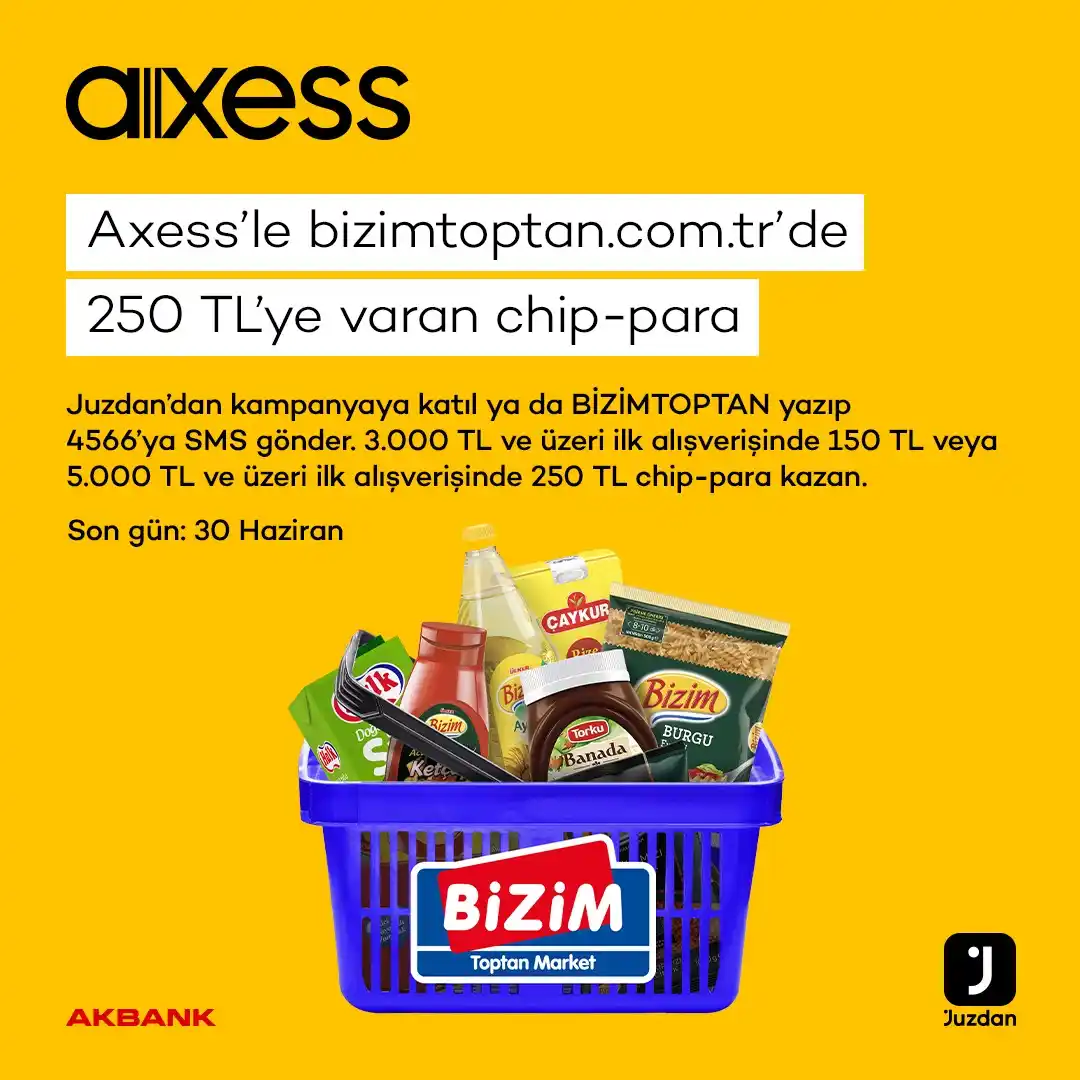 Image from Bizim Toptan Satış Mağazaları: 250₺ Chip-Para kazanma fırsatı devam ediyor.🗃️ bizimtoptan.com.tr ve ...