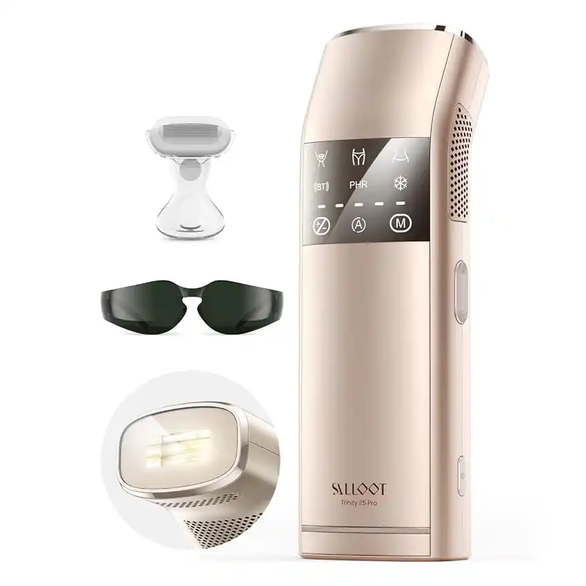Image from 🔥MEGASCONTI AMAZON🔴 Risparmia con Offerte, Coupon e Sconti: 👀 27J 100W Epilatore Luce Pulsata IPL con 4 impulsi, Doppia Luce, 2 °...