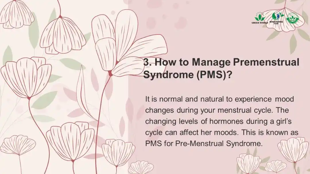 Image from Green World Online Store : 3. How to Manage Premenstrual Syndrome (PMS)? It is normal and natura...