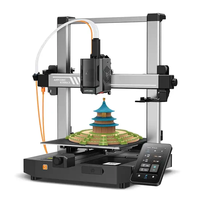 Image from 🔥MEGASCONTI AMAZON🔴 Risparmia con Offerte, Coupon e Sconti: 👀 ANYCUBIC Kobra 3 Stampante 3D Intelligente per la Stampa Multicolor...