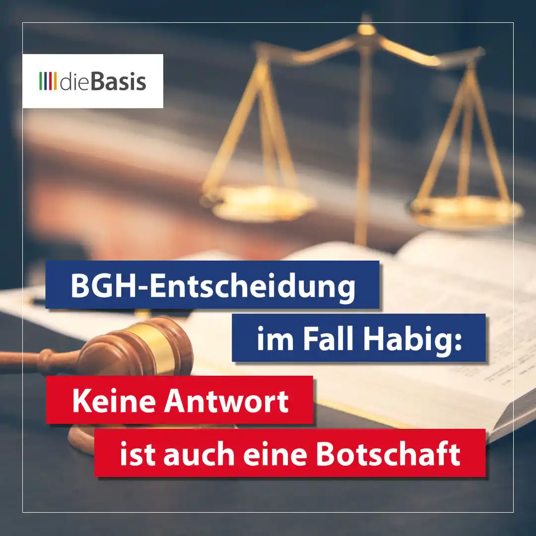 Image from dieBasis NRW: ⚖️ *BGH-Entscheidung im Fall Habig: Keine Antwort ist auch eine Botsch...