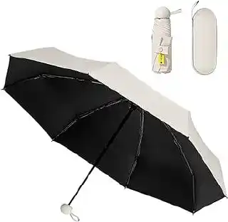 Image from AnruTech - Promoções: ⚠️ BUG - Guarda chuva de Bolso Ultra Compacto e Versátil – Mini Guarda...