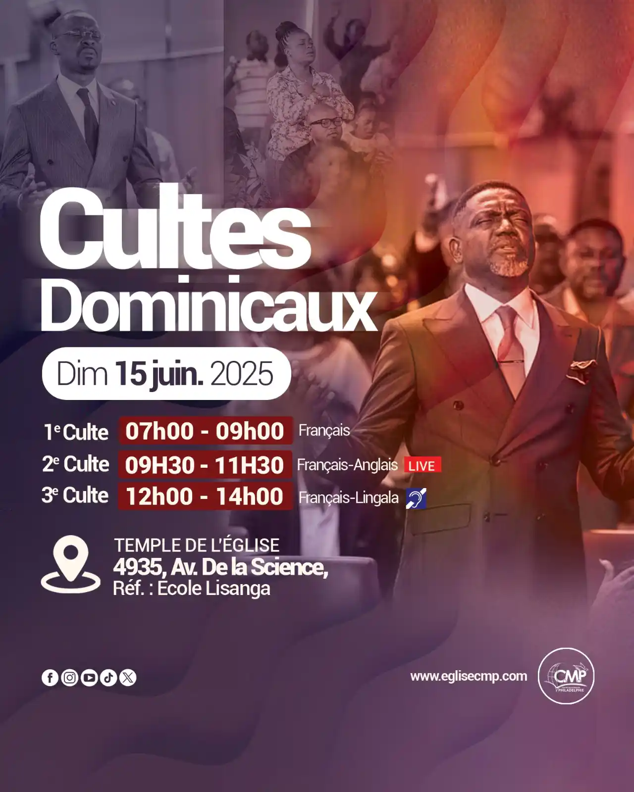 Image from Centre Missionnaire Philadelphie: *🔥 Ce dimanche, Dieu a encore quelque chose pour nous.* Une parole ...