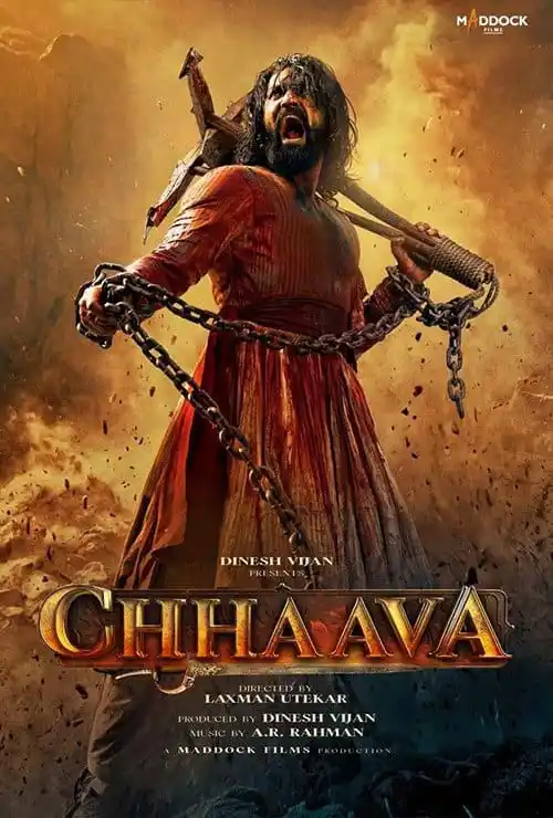 Image from New Bollywood Movie Releases: Chhaava (2025)  Chava 📼Genre: <a class="text-blue-500 hover:underline...
