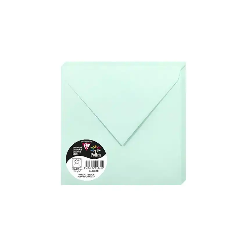 Image from 🔥MEGASCONTI AMAZON🔴 Risparmia con Offerte, Coupon e Sconti: 👀 Clairefontaine 5633C - Pacco da 20 Buste gommate - Formato Quadrato...