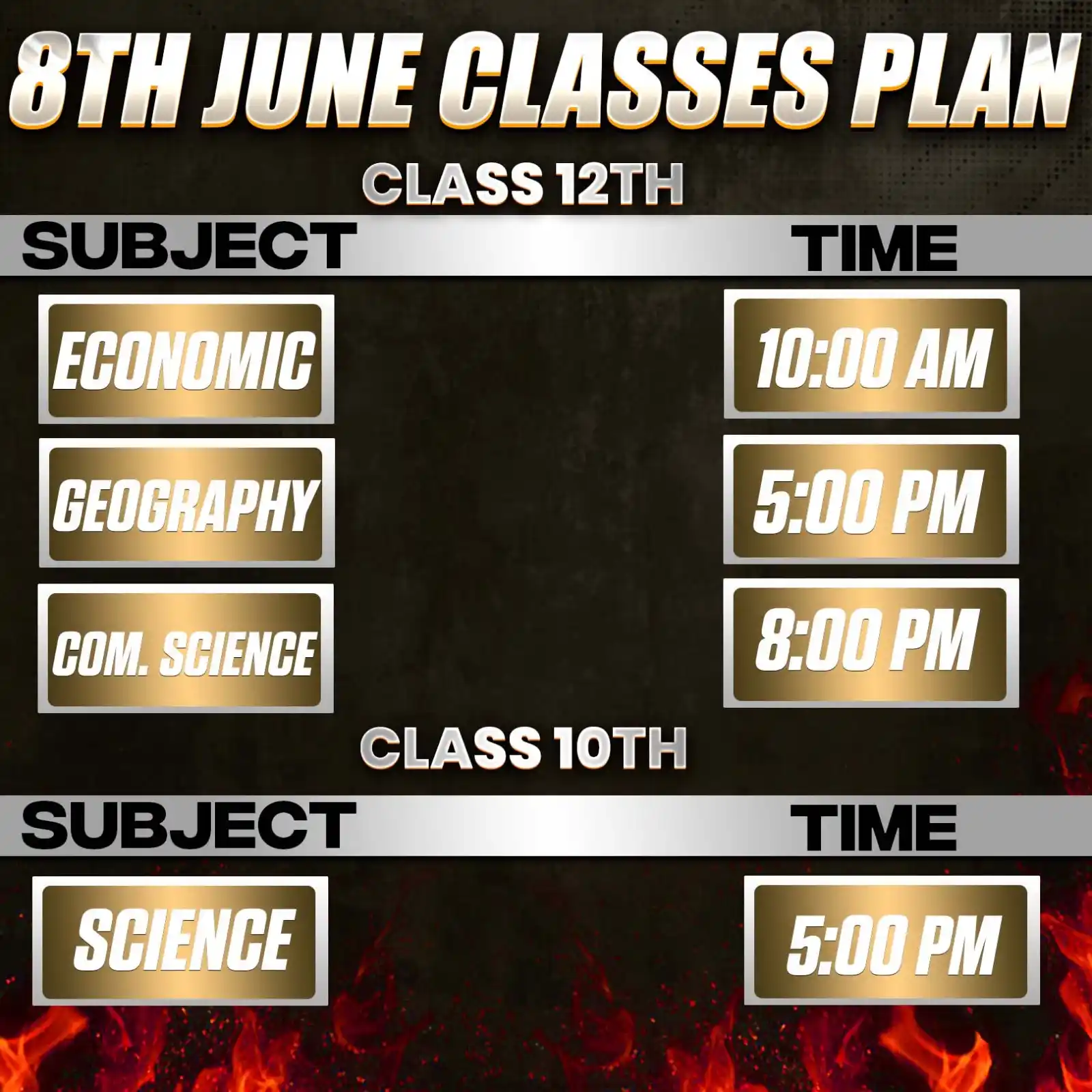 Image from Manish Verma NIOS ✅️: *Class 12th & 10th Lakshya & Udaan Batch - 8th June Class Schedule!📚�...