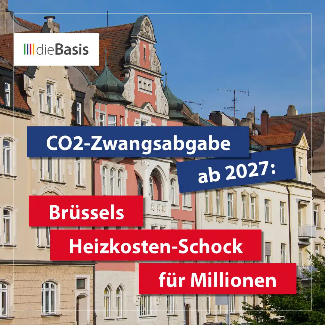 Image from dieBasis NRW: 💸 *CO2-Zwangsabgabe ab 2027: Brüssels Heizkosten-Schock für Millionen...