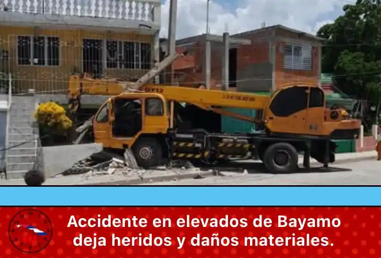 Image from Última Hora Cuba🇨🇺: 🔴🇨🇺Accidente en elevados de Bayamo deja heridos y daños materiales....