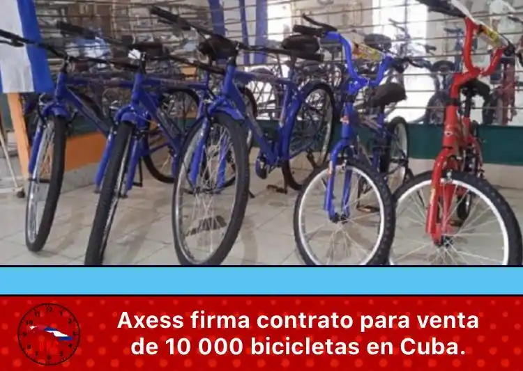 Image from Última Hora Cuba🇨🇺: 🔴🇨🇺Axess firma contrato para venta de 10 000 bicicletas en Cuba. �...