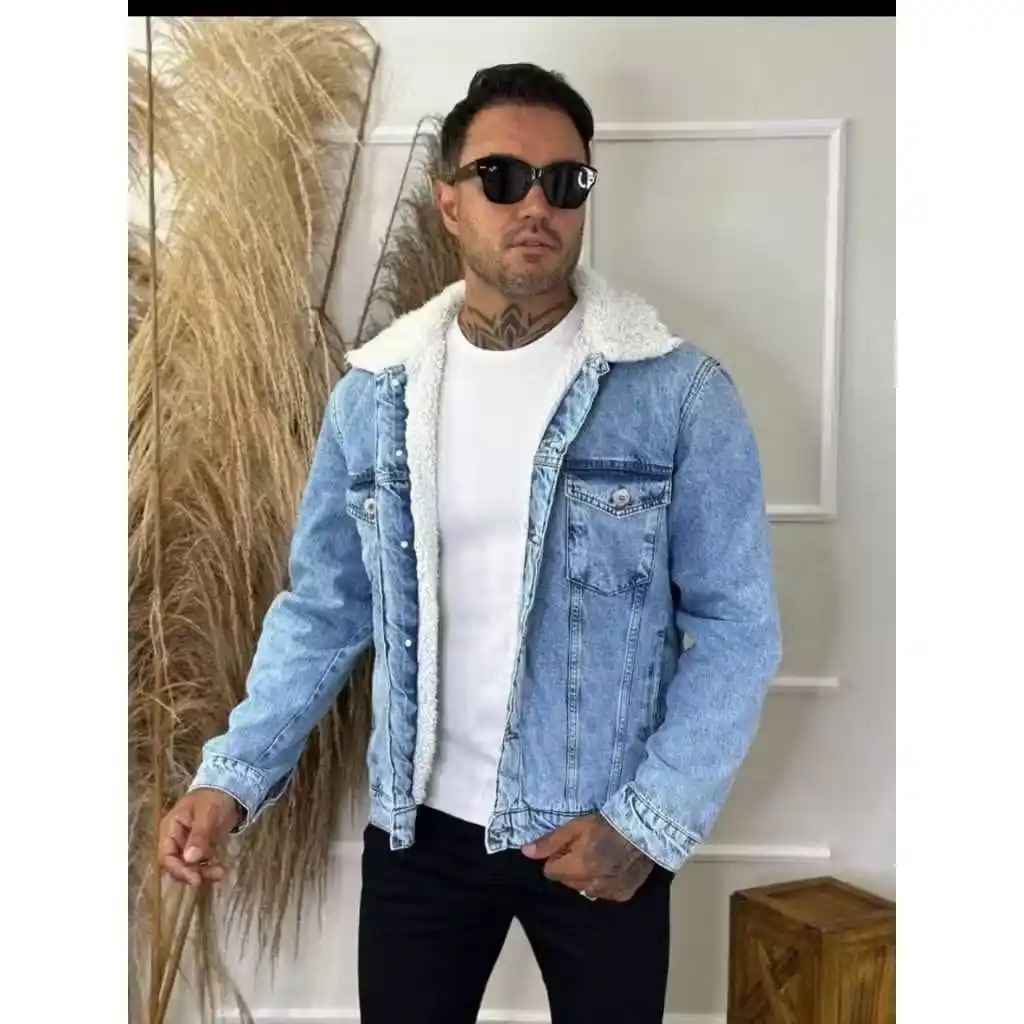 Image from ALERTA RIO 24 Hrs 🚨: Dê uma olhada em Jaqueta Jeans Masculina Com Forro Por Dentro. Manga L...