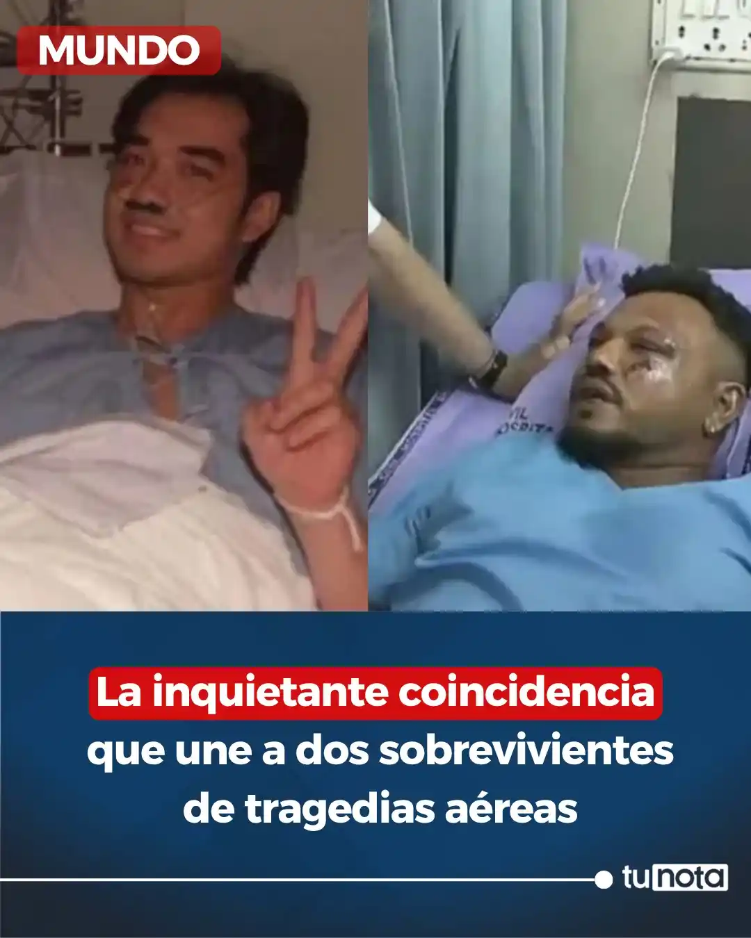 Image from tunota: 🔴¡Dos sobrevivientes, dos tragedias y una sola coincidencia! 😰👇 🔗h...