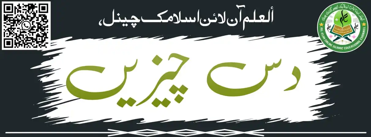 Image from 🌴ألعلم📖(Al-Elim)🌴: *٭       ﴿دس‌چیزیں دس‌چیزوں کو کھا جاتی ہیں﴾*  *٭1۔  توبہ گناہ کو کھا ...