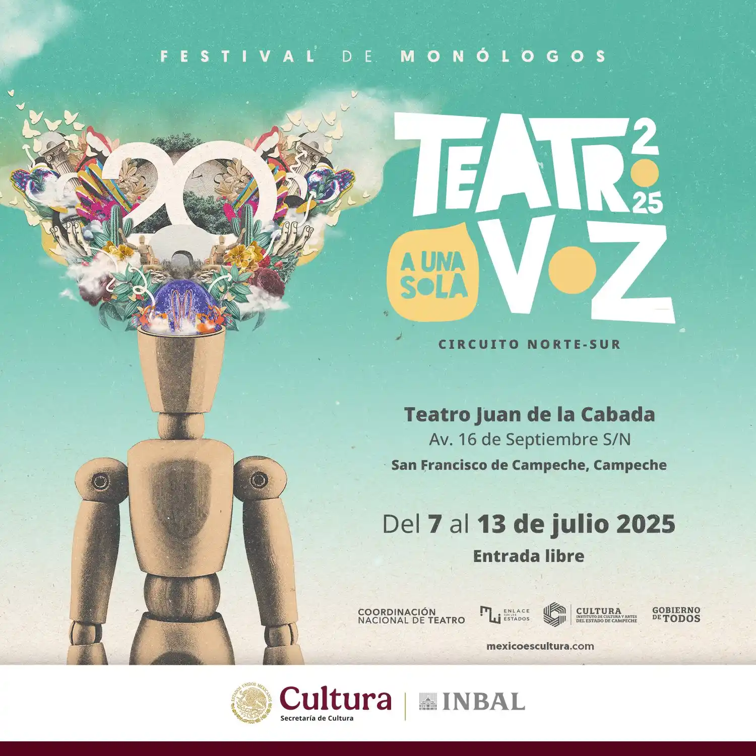 Image from Cartelera Cultural del Instituto de Cultura y Artes de Campeche: El teatro se vive en Campeche 🎭 Ya puedes consultar la programación ...