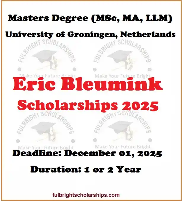Image from Fully Funded Scholarships 2025: 🎓🌟 *Eric Bleumink Scholarships 2025-2026 in Netherlands | Fully Fund...