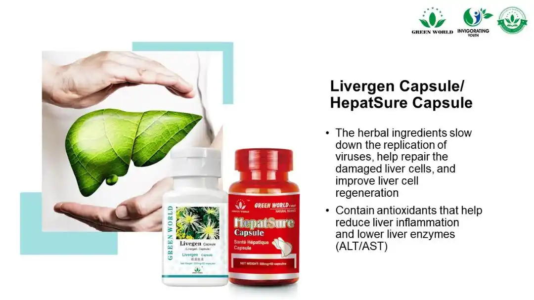 Image from Green World Online Store : Green World products which can help for Hepatitis B & C : *Green Worl...