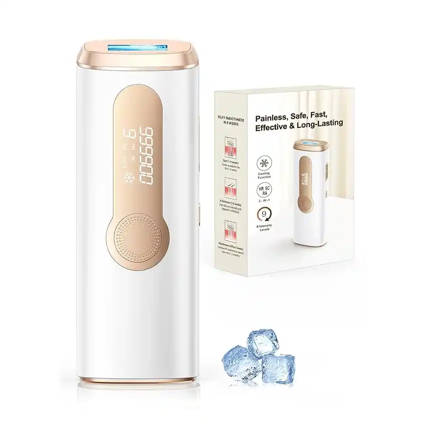 Image from 🔥MEGASCONTI AMAZON🔴 Risparmia con Offerte, Coupon e Sconti: 👀 Haarlosy Epilatore Luce Pulsata IPL con Ghiaccio, 3-in-1 Epilatore ...