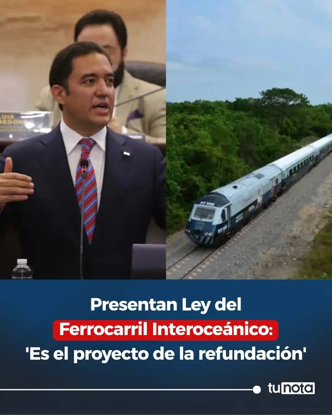 Image from tunota: 🔴Héctor Zelaya afirmó que el ferrocarril será una red de oportunidade...